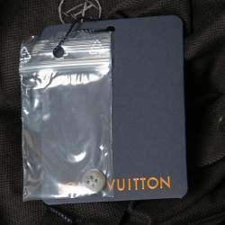 Pre Owned Louis Vuitton Black Cotton Polo T Shirt S