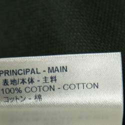 Pre Owned Louis Vuitton Green Cotton Polo T Shirt XS