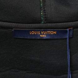 Louis Vuitton Multicolor Jamaican Flower Patterned Terry Cotton Zip Front Hoodie XL