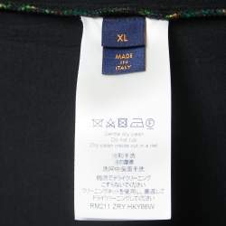 Louis Vuitton Multicolor Jamaican Flower Patterned Terry Cotton Zip Front Hoodie XL