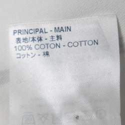 Louis Vuitton White New Walkers Print Cotton DNA Collar Shirt L