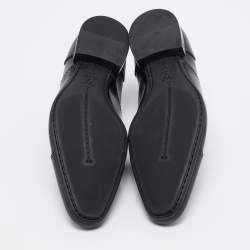 Louis Vuitton Black Leather Oxfords Size 43