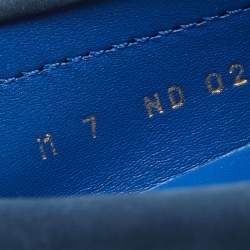 مملوكة مسبقًا حذاء لوفرز لوي فيتون جلد نوبوك أزرق كحلي بفيونكة مقاس 41