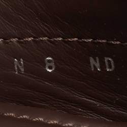 مملوكة مسبقًا حذاء لوفرز لوي فيتون نافاجو سويدي دامييه بيتي بني مقاس 42