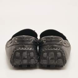 مملوكة مسبقًا Louis Vuitton Black Monogram Canvas Arizona Loafers Size 43.5