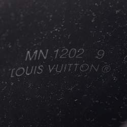 Louis Vuitton Black Rubber Waterfront Slide Sandals Size 43