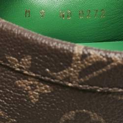 Louis Vuitton Monogram Canvas Driver Loafers Size 43
