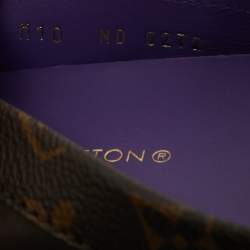 مملوكة مسبقًا Louis Vuitton Dark Brown Leather Hockenheim Loafers Size 44