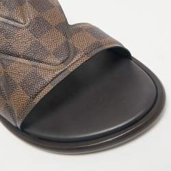 Louis Vuitton Damier Ebene Canvas LV Oasis Mules Size 43