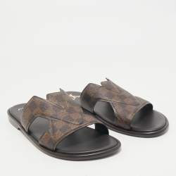 Louis Vuitton Damier Ebene Canvas LV Oasis Mules Size 43