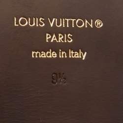 Louis Vuitton Green Leather LV Oasis Slide Sandals Size 43.5