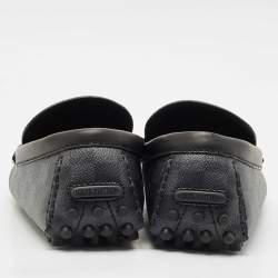 Louis Vuitton Damier Graphite Canvas Hockenheim Loafers Size 43