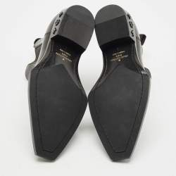 Louis Vuitton Black Leather Chelsea Ankle Boots Size 41