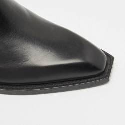 Louis Vuitton Black Leather Chelsea Ankle Boots Size 41