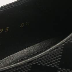Pre Owned Louis Vuitton Black Damier Leather Haussmann Derby Size 42.5
