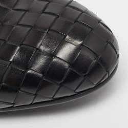 مملوكة مسبقًا حذاء ديربي لوي فيتون جلد منسوج بني مقاس 42.5