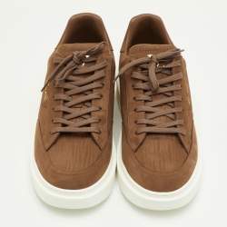 مملوكة مسبقًا Louis Vuitton Beverly Hills Size 41 Brown Epi Nubuck Leather Sneakers
