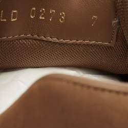 مملوكة مسبقًا Louis Vuitton Beverly Hills Size 41 Brown Epi Nubuck Leather Sneakers