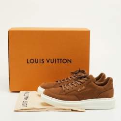 مملوكة مسبقًا Louis Vuitton Beverly Hills Size 41 Brown Epi Nubuck Leather Sneakers