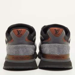 Pre Owned Louis Vuitton Run Away Size 41.5 Multicolor Epi Leather, Fabric and Suede Sneakers