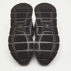 Pre Owned Louis Vuitton Run Away Size 41.5 Multicolor Epi Leather, Fabric and Suede Sneakers