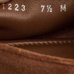 مملوكة مسبقًا حذاء لوي فيتون ايستيت سويدي بني سهل الارتداء مقاس 41.5