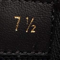 Pre Owned Louis Vuitton Run Away Size 41.5 Black Suede and Mesh Low Top Sneakers