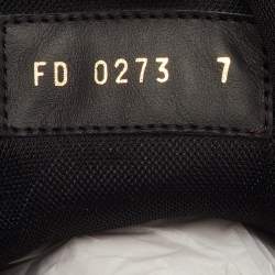 Pre Owned حذاء رياضي لويس فيتون مدرب LV مقاس 41 دانيم مونوغرام أسود رباط 