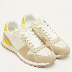 مملوكة مسبقًا حذاء رياضي لوى فيتون ران أواي متعددة الألوان قماش مونوغرام، جلد، وجلد شامواه مقاس 41