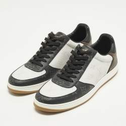 Pre Owned Louis Vuitton Rivoli Size 42.5 Multicolor Monogram Canvas Low Top Sneakers