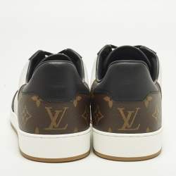 Pre Owned Louis Vuitton Rivoli Size 42.5 Multicolor Monogram Canvas Low Top Sneakers
