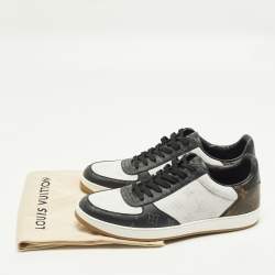 Pre Owned Louis Vuitton Rivoli Size 42.5 Multicolor Monogram Canvas Low Top Sneakers