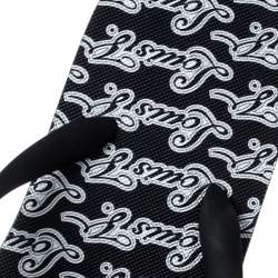 Pre Owned صندل فليب فلوب لوي فيتون بإصبع موليتور مطاط طباعة شعار مونوكروم مقاس 42