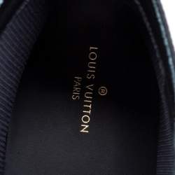 مملوكة مسبقًا Louis Vuitton Black Canvas And Suede High Top Sneakers Size 44