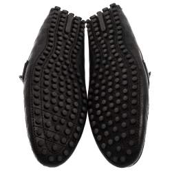 مملوكة مسبقًا حذاء لوفرز لوي فيتون جلد دامييه أسود مقاس 43