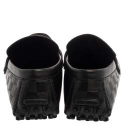 مملوكة مسبقًا حذاء لوفرز لوي فيتون جلد دامييه أسود مقاس 43