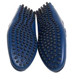 مملوكة مسبقًا حذاء لوفرز لوى فيتون سليب أون هوكينهايم جلد إيبى أزرق مقاس 42 