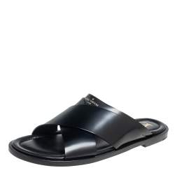 Louis Vuitton Foch Mule Slide In Brown/Black, Men - Praise To Heaven