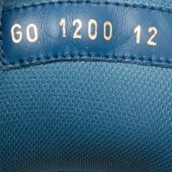 مملوكة مسبقًا حذاء رياضي لوي فيتون رون أواى ش بك وسويدي متعدد الألوان بعنق منخفض مقاس 46