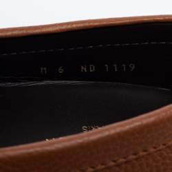 مملوكة مسبقًا حذاء لوفرز لوي فيتون مونت كارلو جلد بني مقاس 40