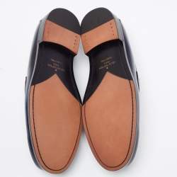 مملوكة مسبقًا Louis Vuitton Two Tone Leather Major Slip On Loafers Size 42