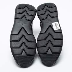 مملوكة مسبقًا حذاء رياضي لوي فيتون فاست لان شبكة وقماش أسود مقاس 41.5