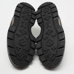 مملوكة مسبقًا Louis Vuitton Brown Monogram Canvas Platform Derby Size 43