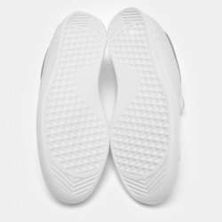 مملوكة مسبقًا Louis Vuitton White Leather Luxembourg Sneakers Size 42