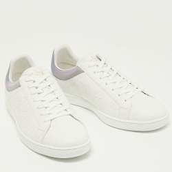 Louis Vuitton White Leather Luxembourg Sneakers Size 42