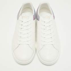 Louis Vuitton White Leather Luxembourg Sneakers Size 42