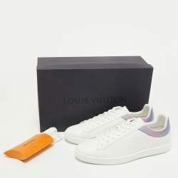 Louis Vuitton White Leather Luxembourg Sneakers Size 42