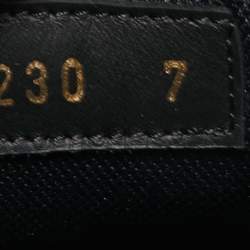 مملوكة مسبقًا Louis Vuitton Black Leather and Damier Ebene Fabric Low Top Sneakers Size 41