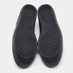 Louis Vuitton Black Monogram Embossed Leather Luxembourg Sneakers Size 44.5 