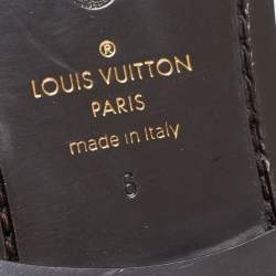 Louis Vuitton Brown Leather Hockenheim Loafers Size 40